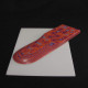 Micarta lining No. 92720 orange purple Anaconda 6.2x80x130 mm